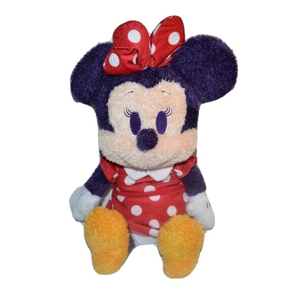 Disney Parks Minnie Mouse 14" Weighted Relaxing Emotional Support Plush Furry - Picture 1 of 13